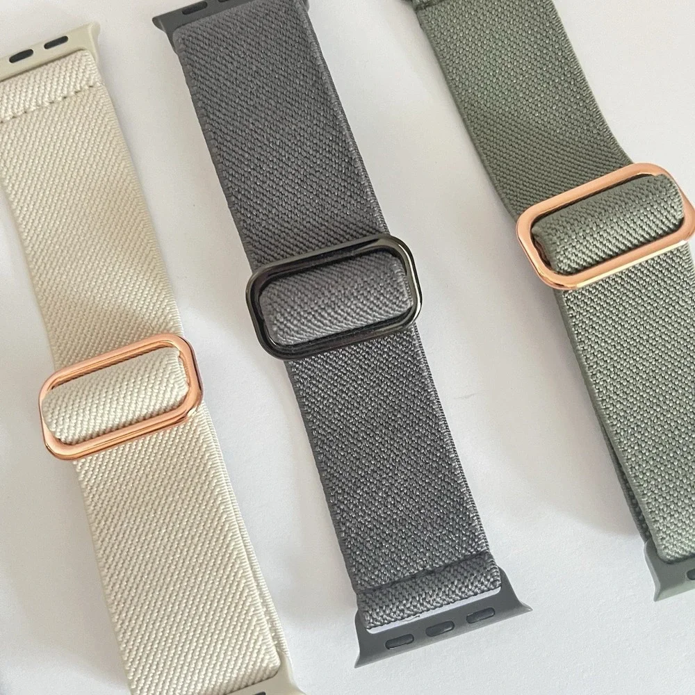 Apple Watch Bands set 4 NWOT 38/40/41/42mm stretchy nylon